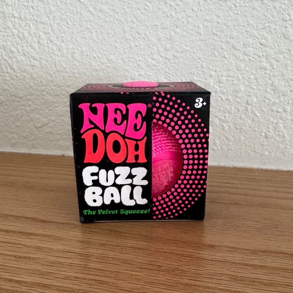 Needoh fuzzball in pink